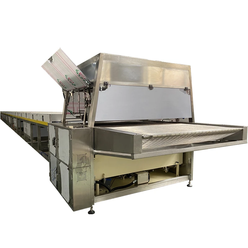 Automatic Chocolate Enrobing Machine With Precision Coating For Chocolate Biscuit And Wafer Products