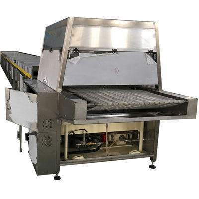 आईएसओ 1200 मिमी 400 किलोग्राम/घंटा वाणिज्यिक चॉकलेट Enrober