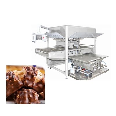 ISO 500kg/H 1200mm चॉकलेट कोटिंग मशीन वेफर्स के लिए