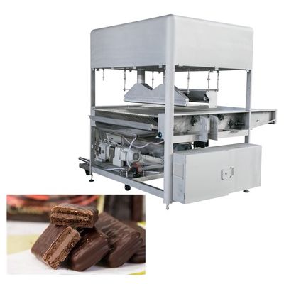 चॉकलेट बार 500kg/H 1200 मिमी मिनी चॉकलेट Enrober