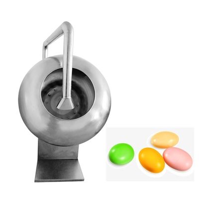 चॉकलेट पफ्ड राइस 28rpm 50kg/बैच चॉकलेट कोटिंग पैन